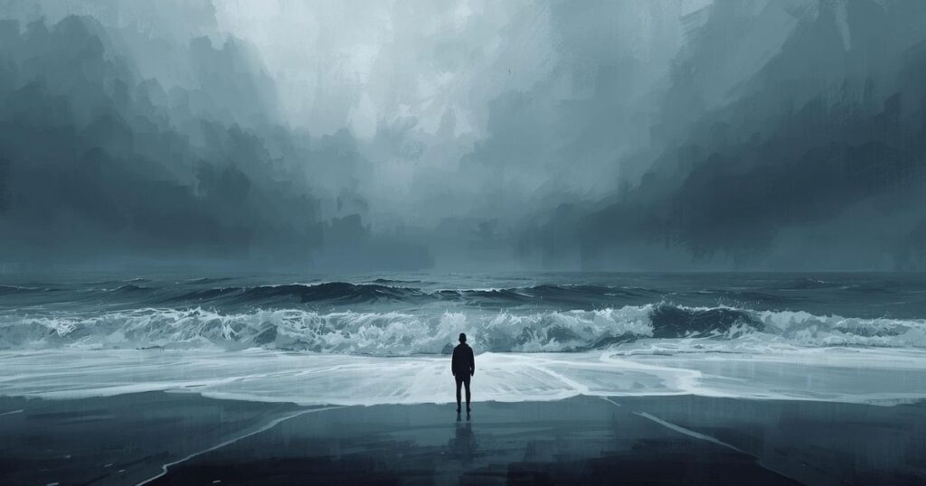 সমুদ্র-নিয়ে-কষ্টের-ক্যাপশন