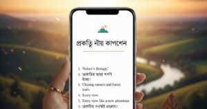 ৪৯০-সেরা-প্রকৃতি-নিয়ে-ক্যাপশন-হৃদয়-ছোঁয়া-লাইনগুলি